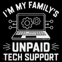 IM My FamilyS Unpaid Tech Support Button thumb 1