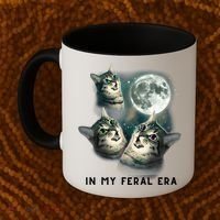 In My Feral Era Cat Coffee Mug thumb 2