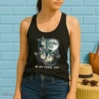 In My Feral Era Cat Women's Tank Top thumb 2