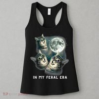 In My Feral Era Cat Women's Tank Top thumb 3