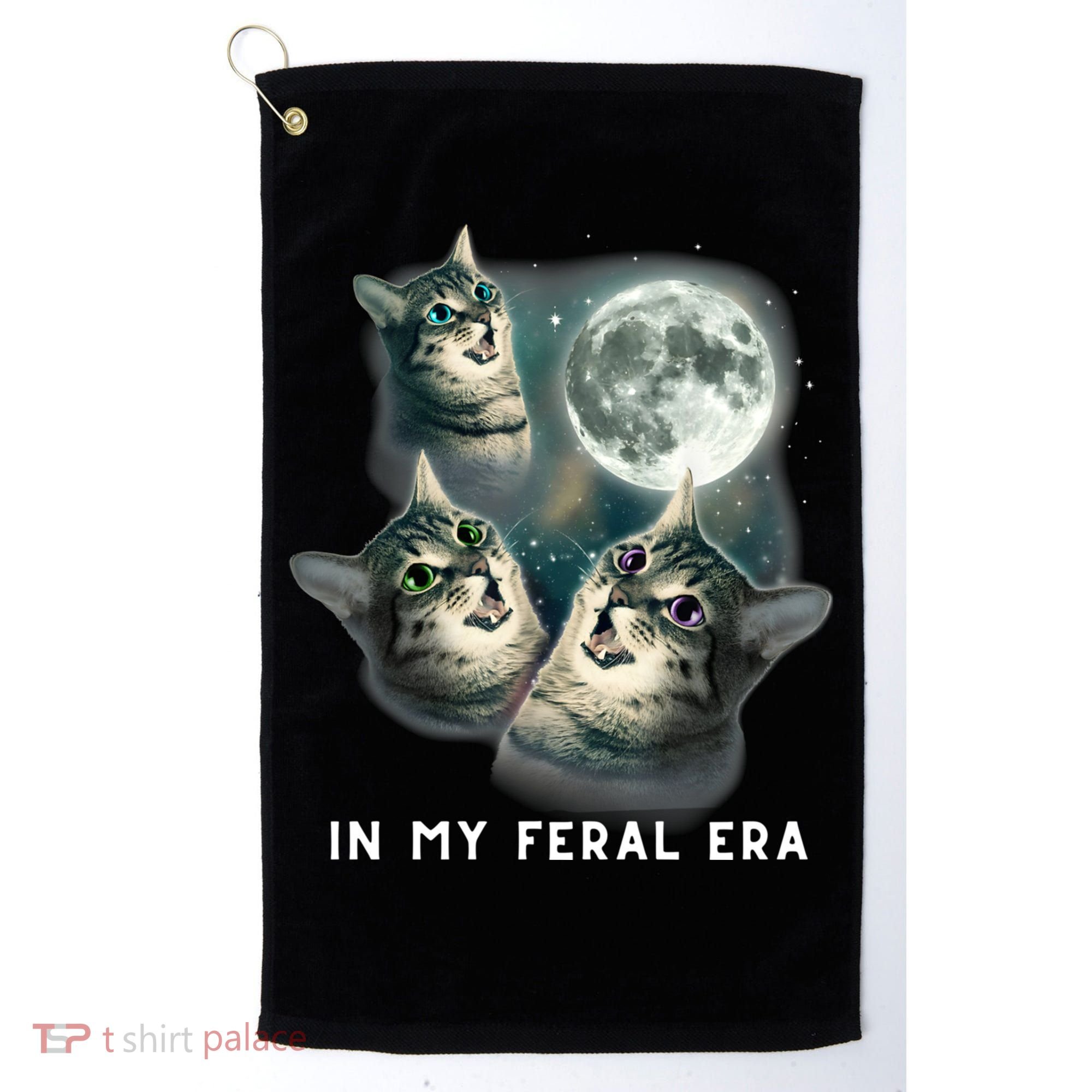 In My Feral Era Cat Golf Towel