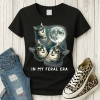 In My Feral Era Cat Women's T-Shirt thumb 3