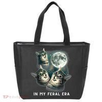 In My Feral Era Cat Tote Bag thumb 0