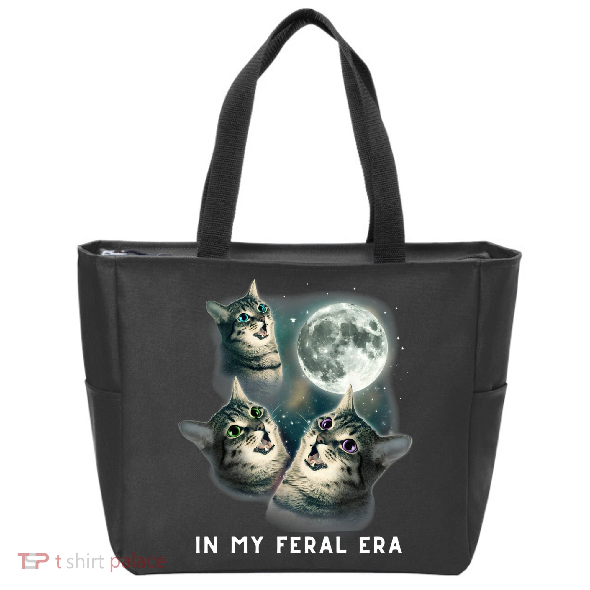 In My Feral Era Cat Tote Bag