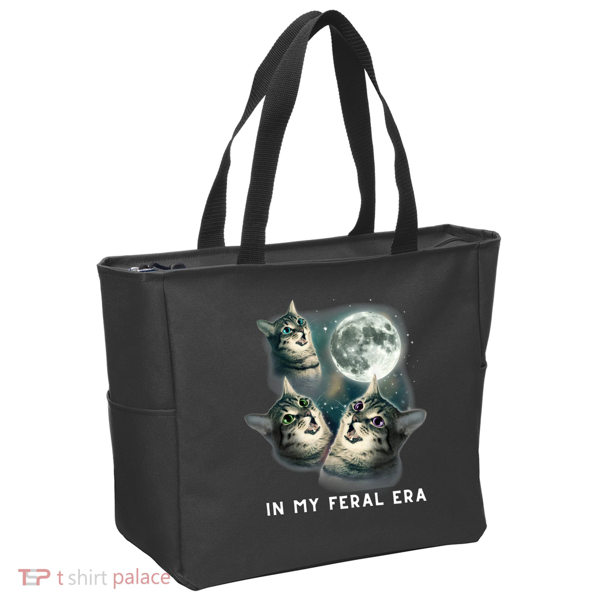 In My Feral Era Cat Tote Bag