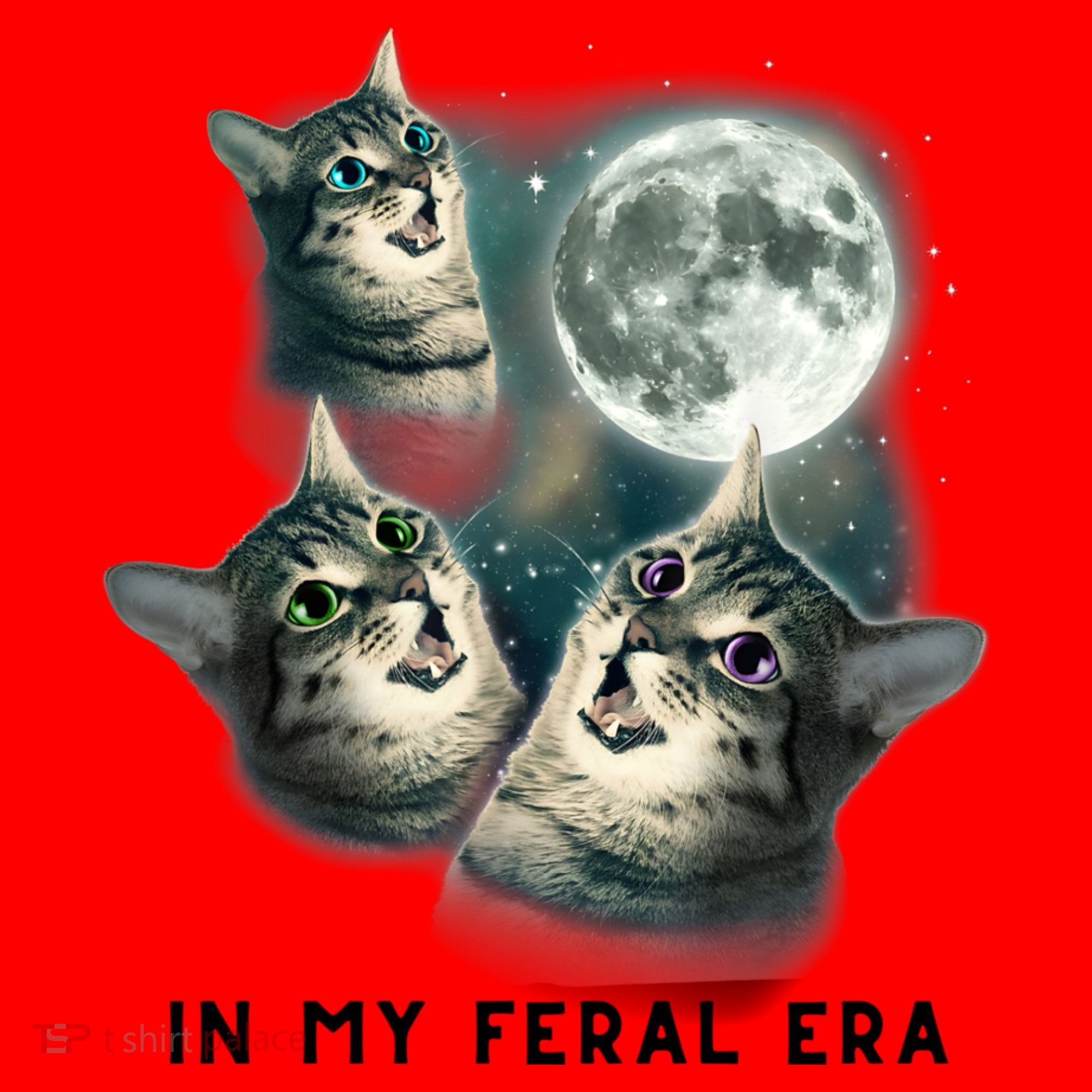In My Feral Era Cat Santa Hat