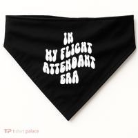 In My Flight Attendant Era USA-Made Doggie Bandana thumb 0