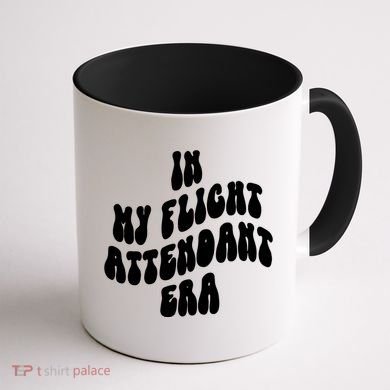 In My Flight Attendant Era Coffee Mug back
