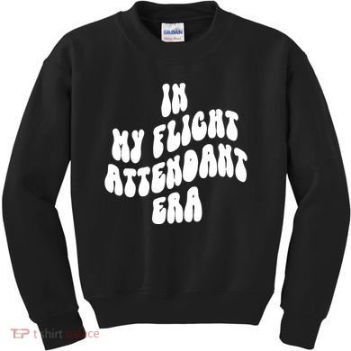 In My Flight Attendant Era Kids Sweatshirt