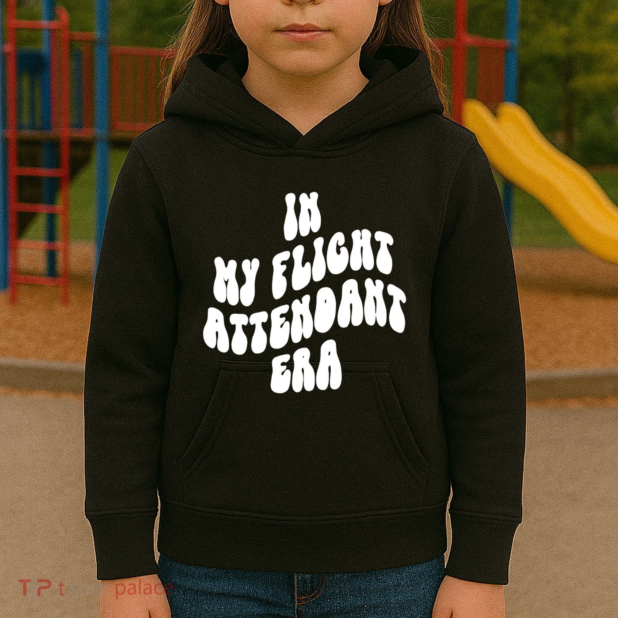 In My Flight Attendant Era Kids Hoodie