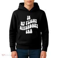 In My Flight Attendant Era Kids Hoodie thumb 4