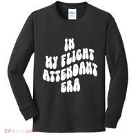 In My Flight Attendant Era Kids Long Sleeve Shirt thumb 0