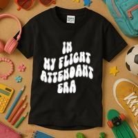 In My Flight Attendant Era Kids T-Shirt thumb 3