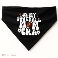 In My Football Mom Era Hearts USA-Made Doggie Bandana thumb 0