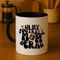 In My Football Mom Era Hearts Coffee Mug thumb 4