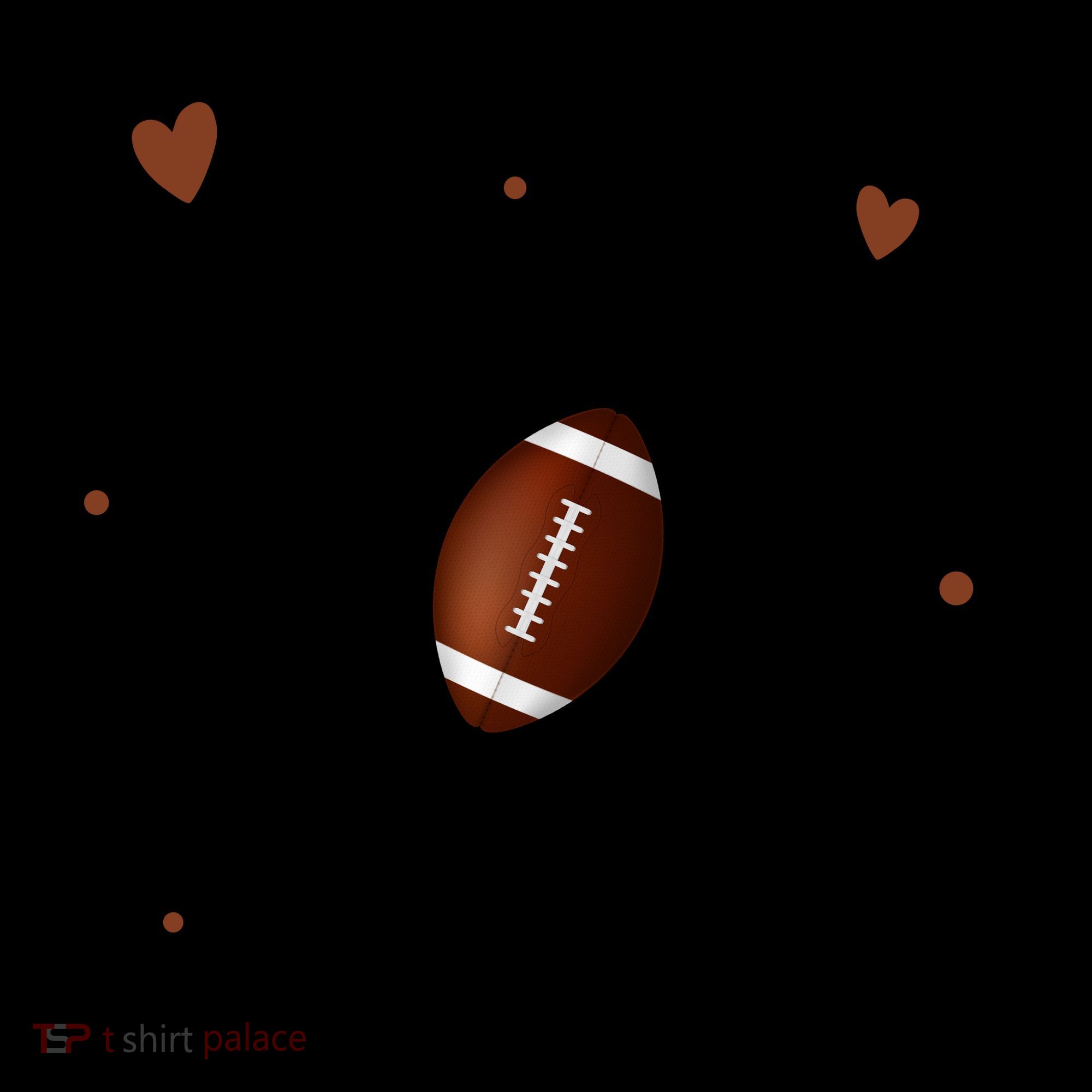 In My Football Mom Era Hearts Coffee Mug