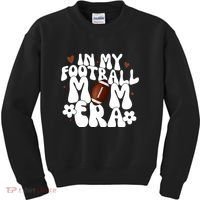 In My Football Mom Era Hearts Kids Sweatshirt thumb 0