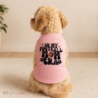 In My Football Mom Era Hearts Doggie Tank thumb 2