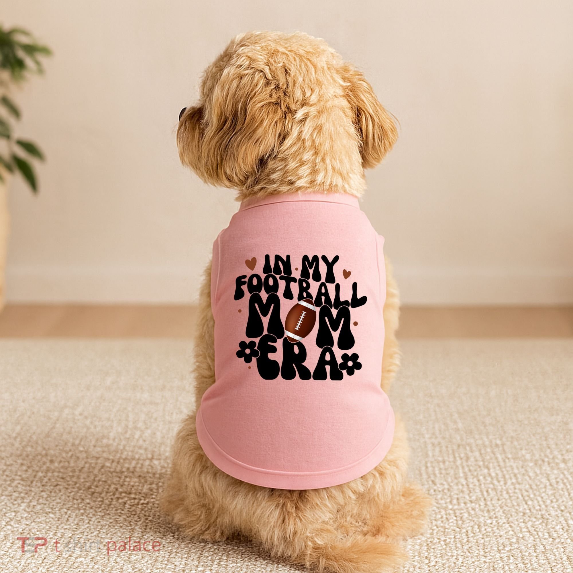 In My Football Mom Era Hearts Doggie Tank
