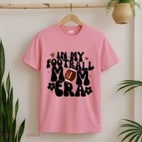 In My Football Mom Era Hearts T-Shirt thumb 2