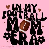 In My Football Mom Era Hearts Mousepad thumb 1