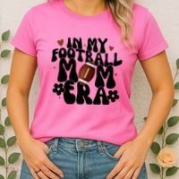 In My Football Mom Era Hearts Women's T-Shirt thumb 2
