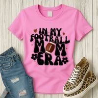 In My Football Mom Era Hearts Women's T-Shirt thumb 3