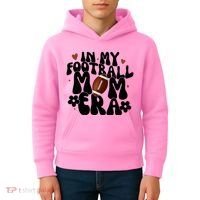 In My Football Mom Era Hearts Kids Hoodie thumb 4