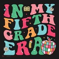 In My Fifth Grade Era Back To School First Day Of School Tank Top thumb 6