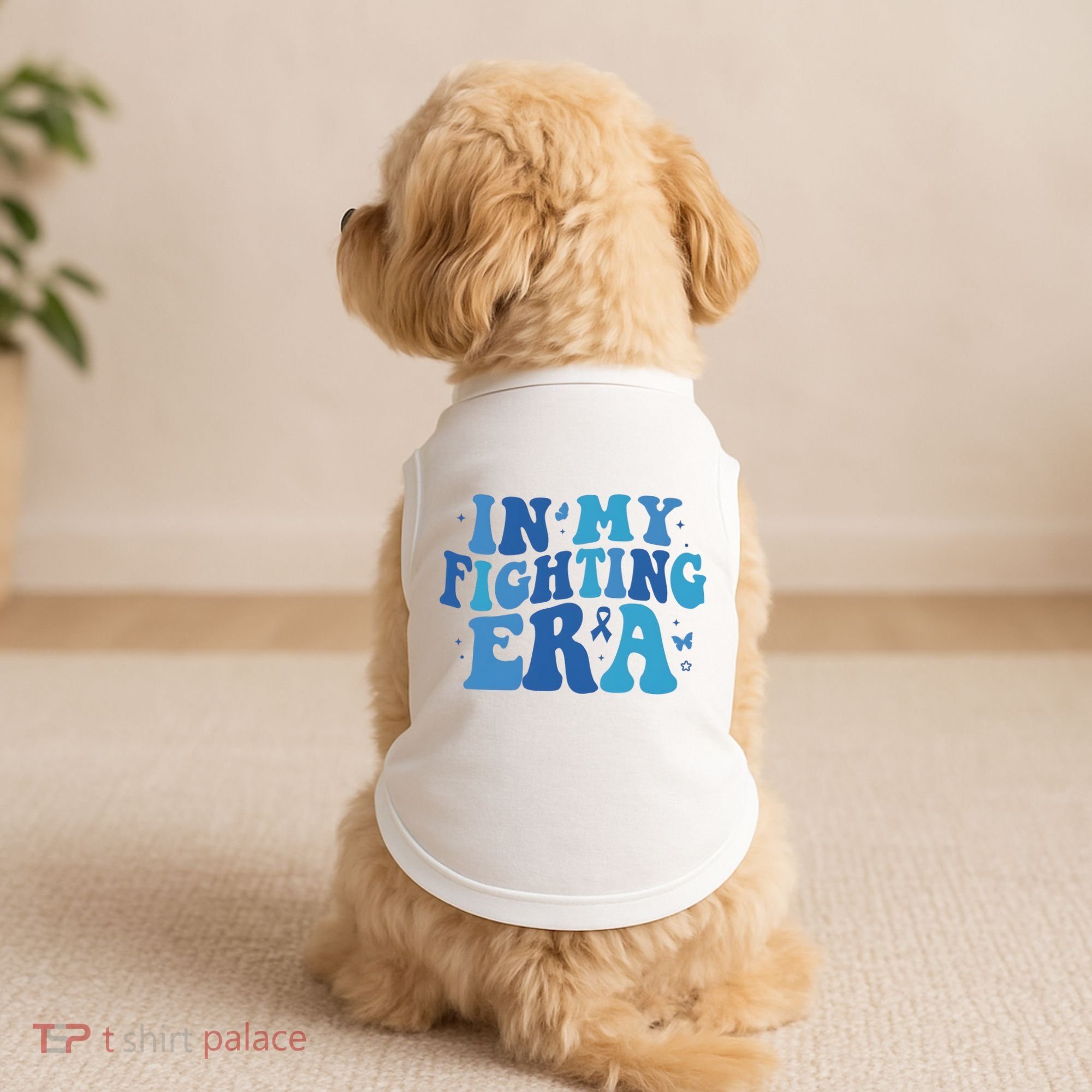 In My Fighting Era Colon Cancer Warrior Doggie Tank