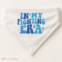 In My Fighting Era Colon Cancer Warrior USA-Made Doggie Bandana thumb 0