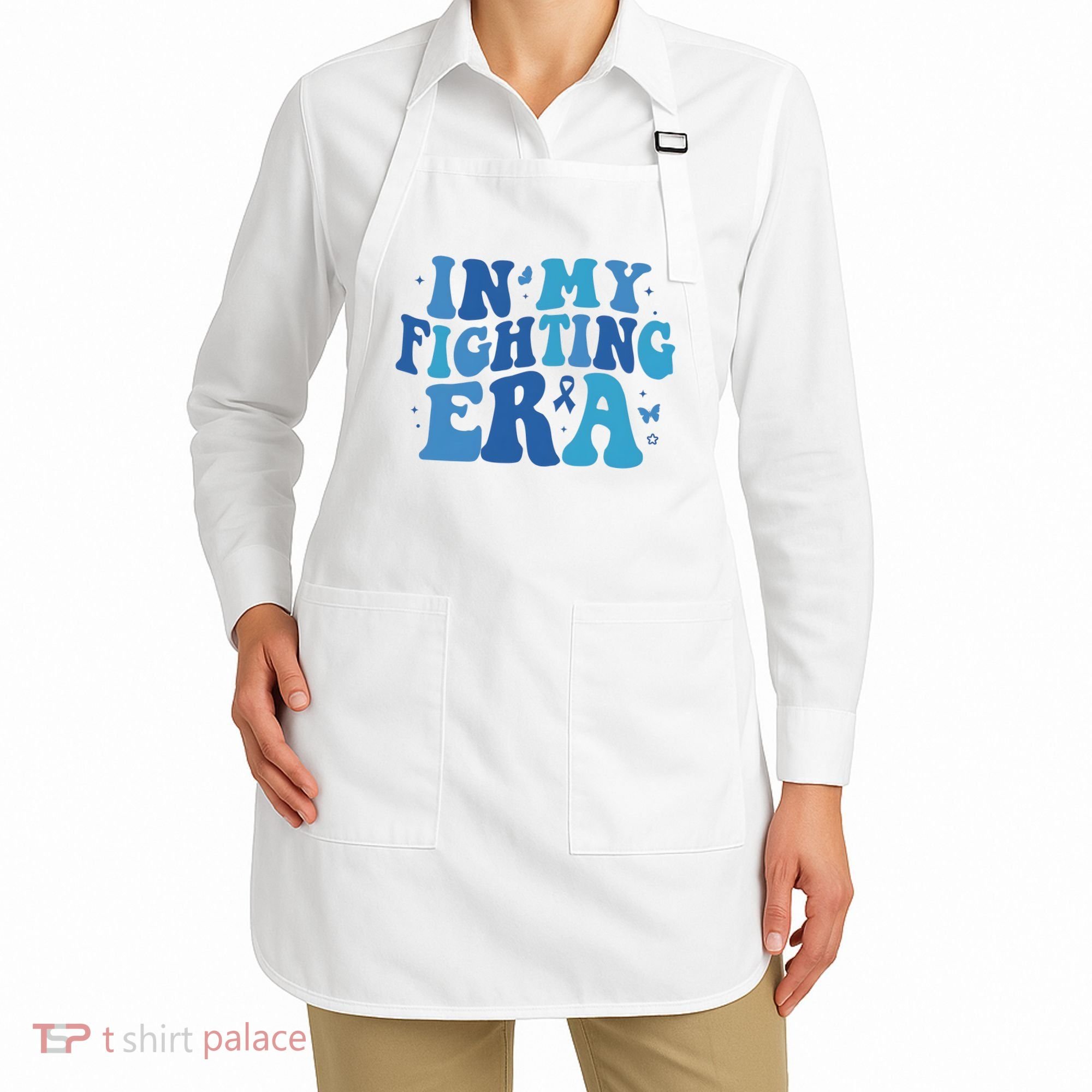 In My Fighting Era Colon Cancer Warrior Apron
