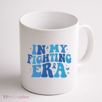In My Fighting Era Colon Cancer Warrior Coffee Mug back