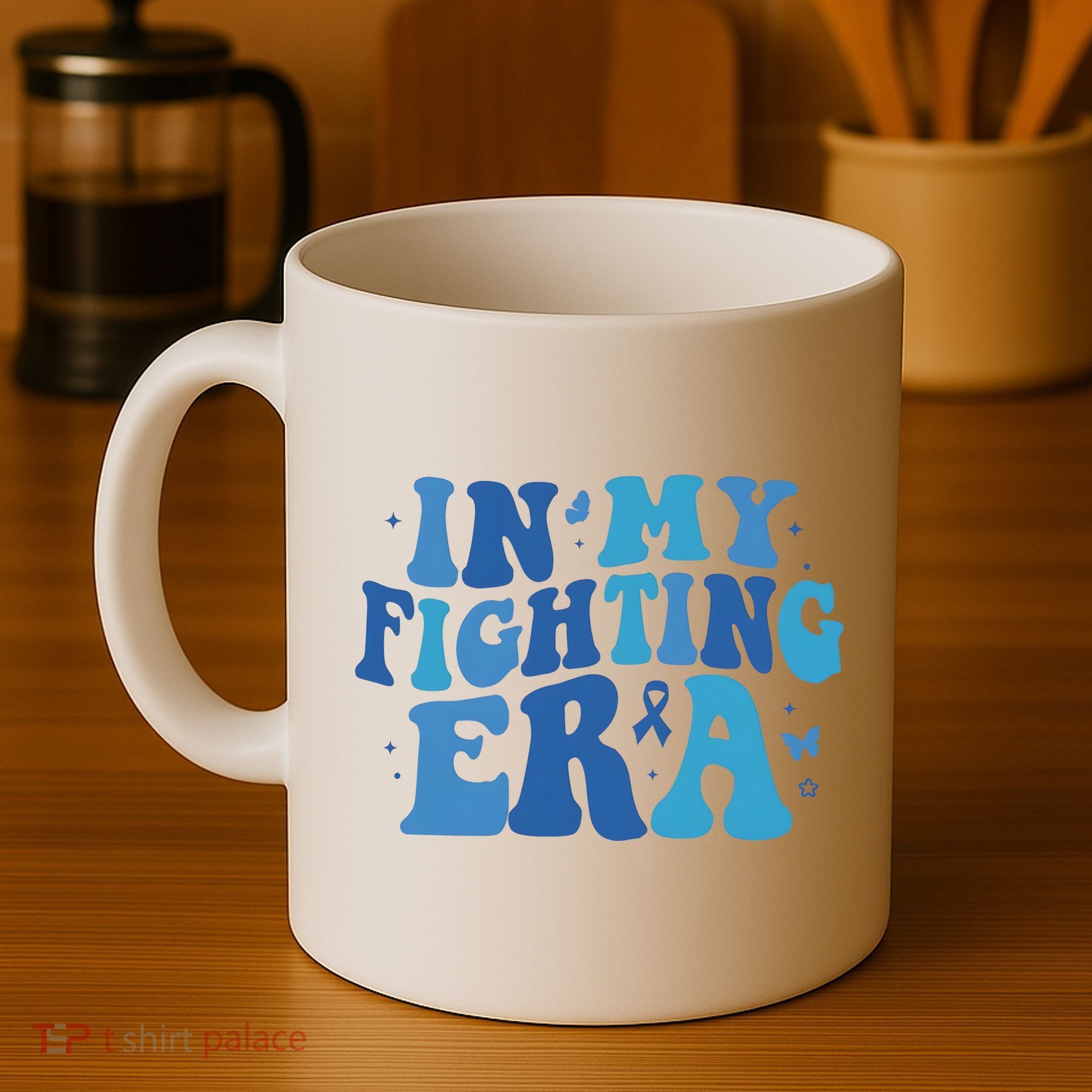 In My Fighting Era Colon Cancer Warrior Coffee Mug