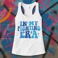 In My Fighting Era Colon Cancer Warrior Women's Tank Top thumb 3