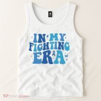 In My Fighting Era Colon Cancer Warrior Tank Top thumb 2