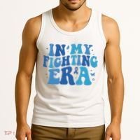 In My Fighting Era Colon Cancer Warrior Tank Top thumb 3