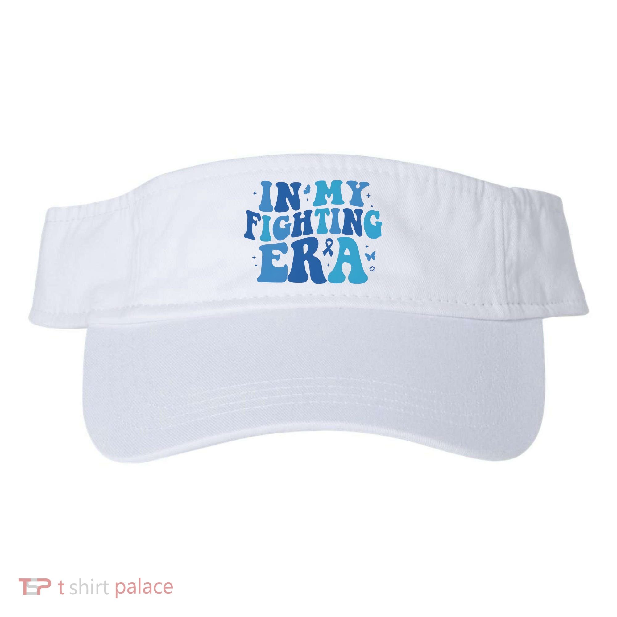 In My Fighting Era Colon Cancer Warrior Visor