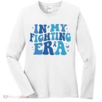 In My Fighting Era Colon Cancer Warrior Women's Long Sleeve Shirt thumb 0