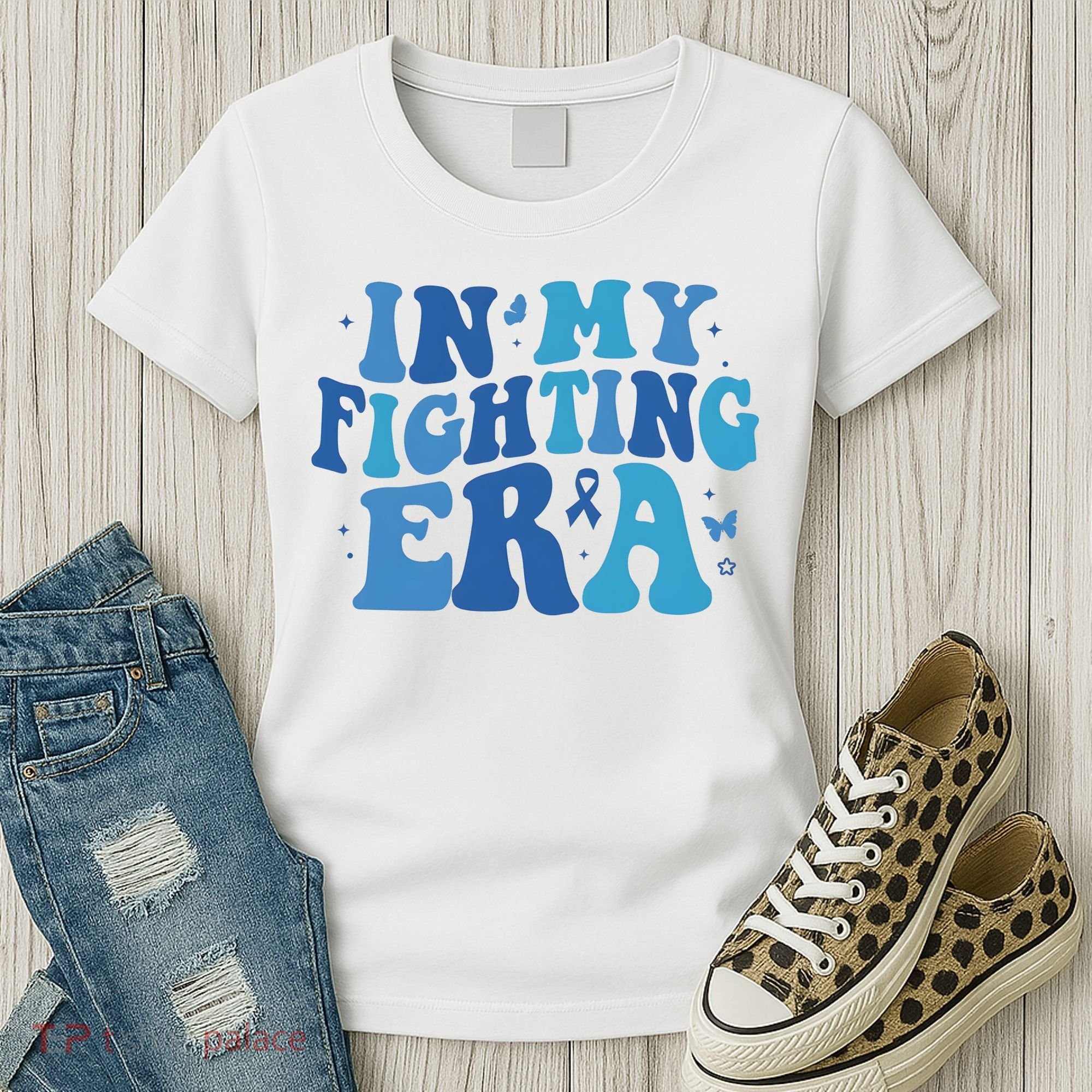 In My Fighting Era Colon Cancer Warrior Women's T-Shirt