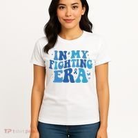 In My Fighting Era Colon Cancer Warrior Women's T-Shirt thumb 4