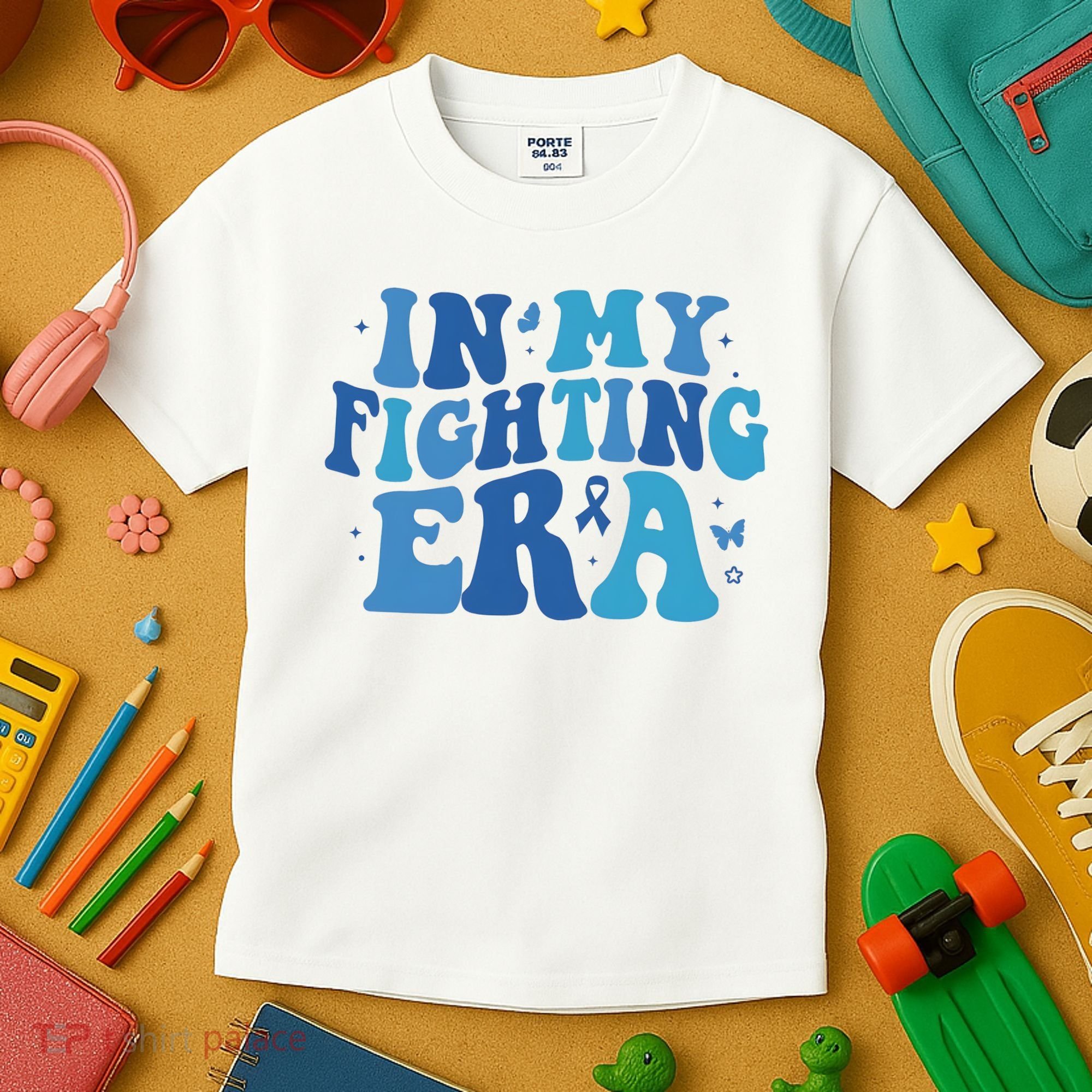 In My Fighting Era Colon Cancer Warrior Kids T-Shirt