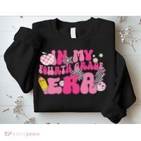 In My Fourth Grade Era Back To School 4th Grade Retro Groovy Sweatshirt thumb 2