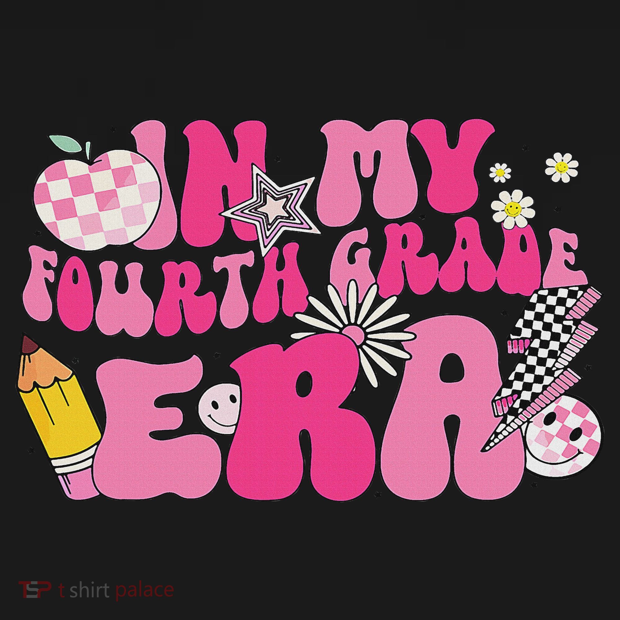 In My Fourth Grade Era Back To School 4th Grade Retro Groovy Sweatshirt