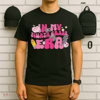 In My Fourth Grade Era Back To School 4th Grade Retro Groovy T-Shirt thumb 6