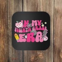 In My Fourth Grade Era Back To School 4th Grade Retro Groovy Coaster thumb 0