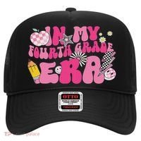 In My Fourth Grade Era Back To School 4th Grade Retro Groovy Hat thumb 0