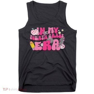 In My Fourth Grade Era Back To School 4th Grade Retro Groovy Tank Top