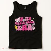 In My Fourth Grade Era Back To School 4th Grade Retro Groovy Tank Top thumb 2