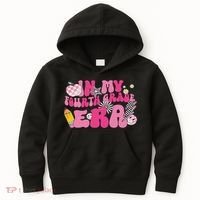 In My Fourth Grade Era Back To School 4th Grade Retro Groovy Kids Hoodie thumb 0